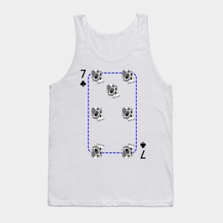 7 of clubs Tank Top